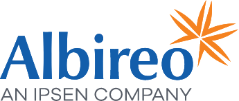 Albireo, an Ipsen Company logo.